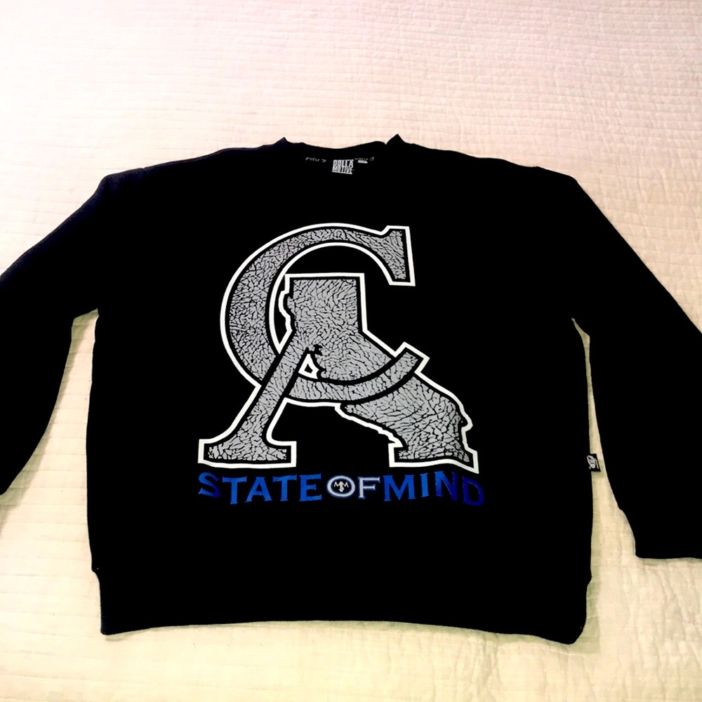 Men’s Million Dolla Motive “CA State Of Mind” CREWNECK SWEATSHIRT